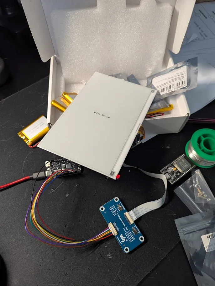 E-Ink Display Screenshot