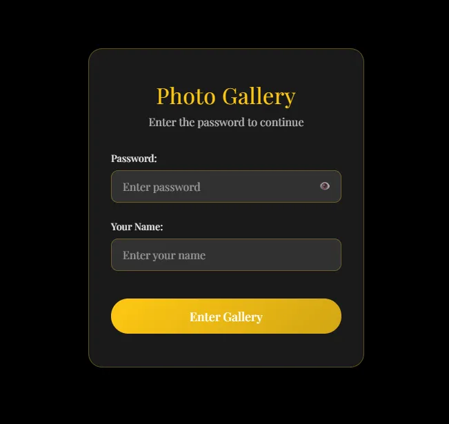 Password-Protected Login