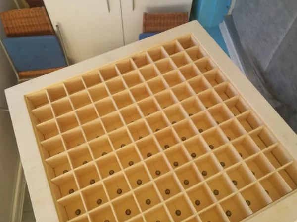 Grid of LED